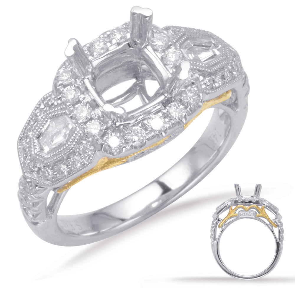 14KYW Engagement Ring