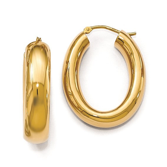 Sterling Silver Gold Plated Hoops