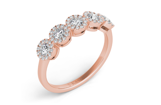 ROSE GOLD DIAMOND FASHION RING