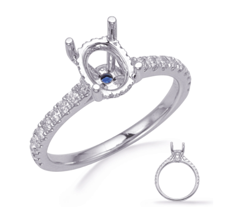 WHITE GOLD ENGAGEMENT RING