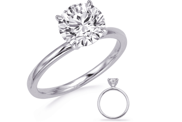 WHITE GOLD ENGAGEMENT RING