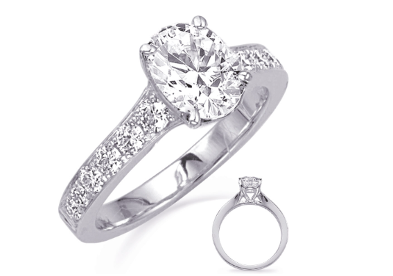 WHITE GOLD ENGAGEMENT RING