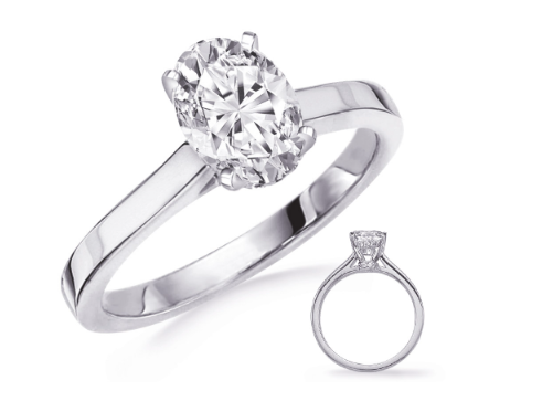 WHITE GOLD ENGAGEMENT RING