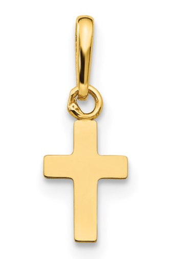 14k Madi K Children's Cross Pendant