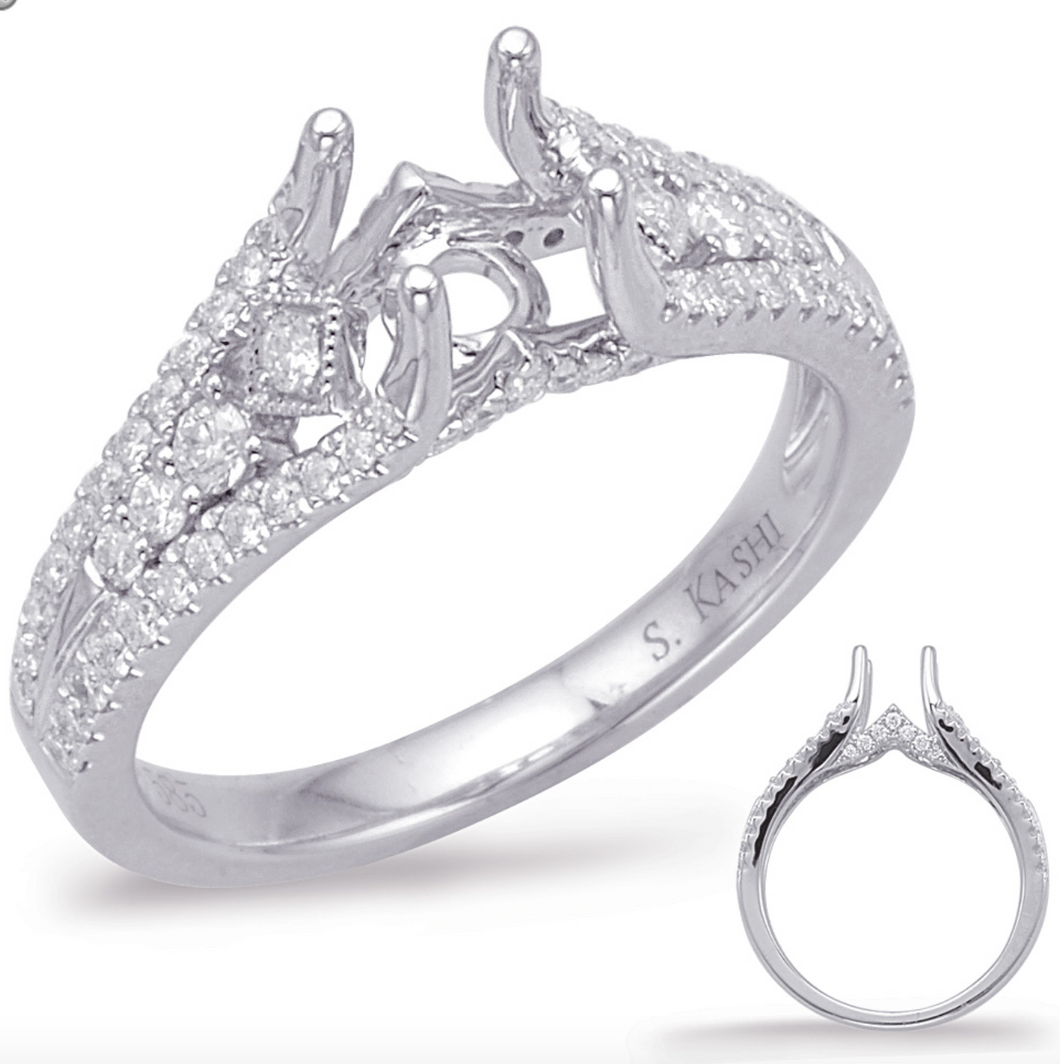 White Gold Engagement Ring